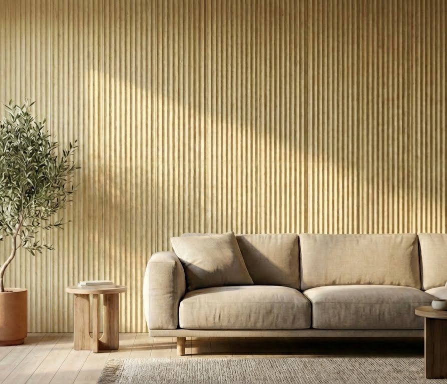 Crude Wood Ripple Board